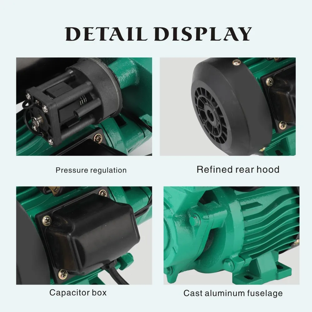 Family Homes Durable Economical Automatic Hot And Cold Water Self-Priming Pump