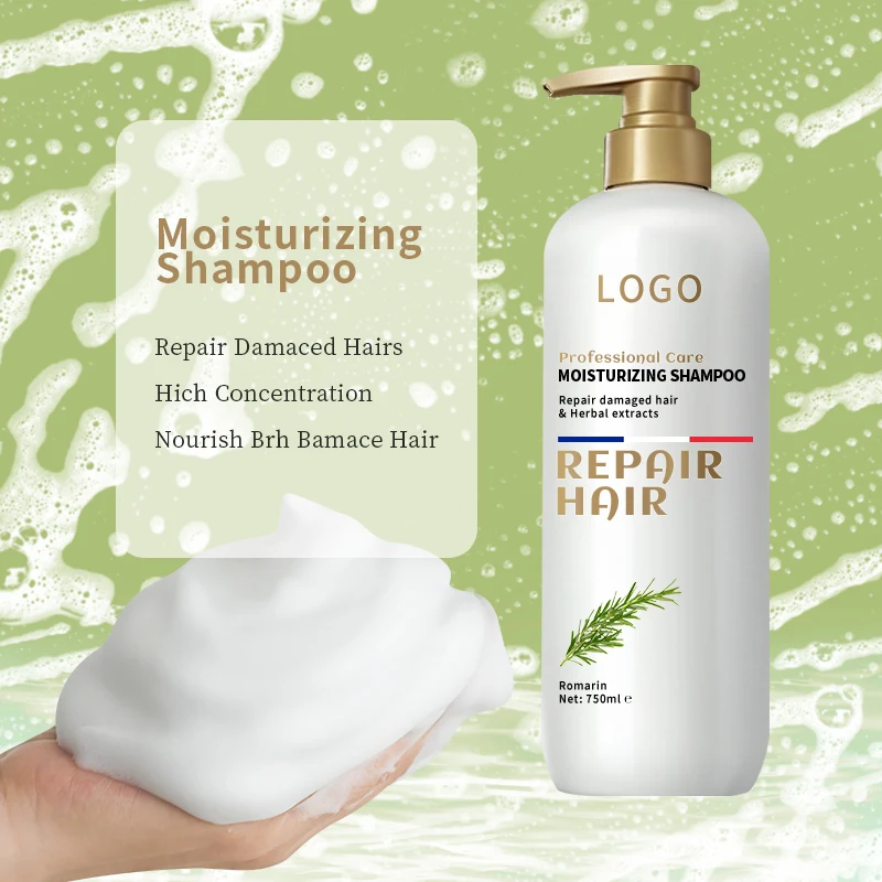MIDUO OEM 750ML Herbal Essences Brazilian Keratin Sulfate Free Large Capacity Fragrant Black Color Bulk Light Curly Hair Shampoo