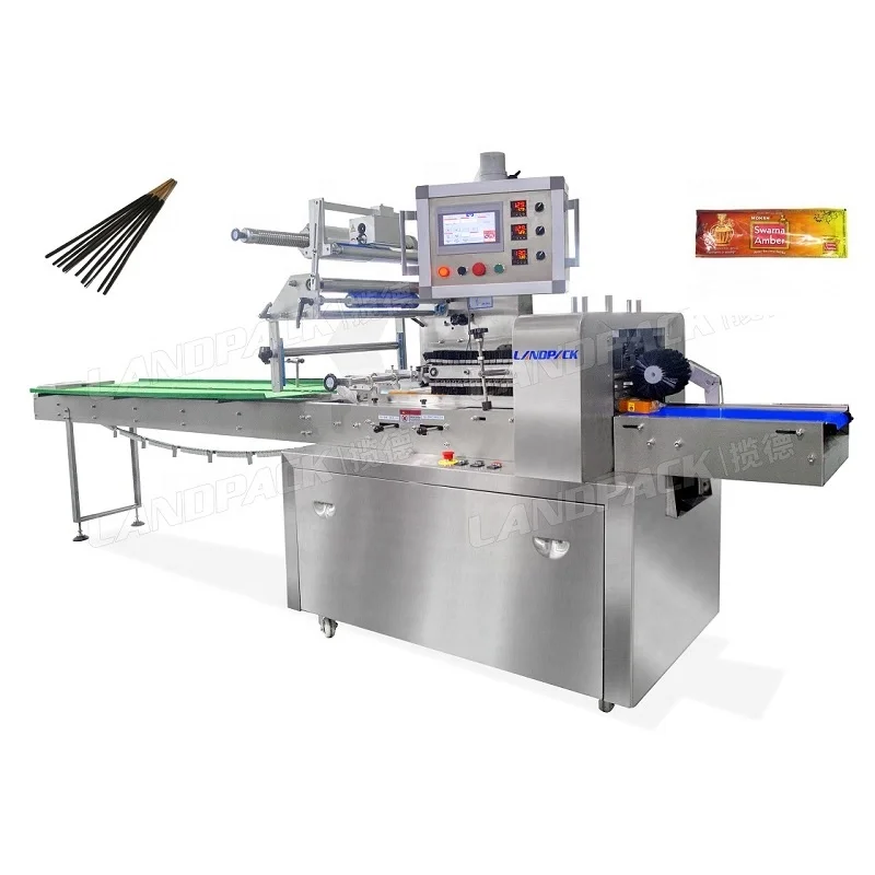 Landpack LP-250B Manual Agarbatti Bamboo Skewers Sticks Pillow Packaging Packing Machine