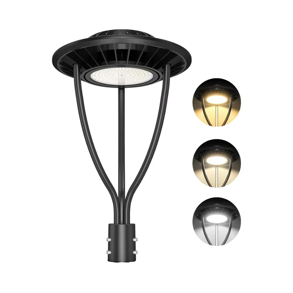ETL Listed 60W LED Post Top Light 3000K 4000K 5000K Outdoor Garden Lighting Dusk to Dawn LED Post Lights
