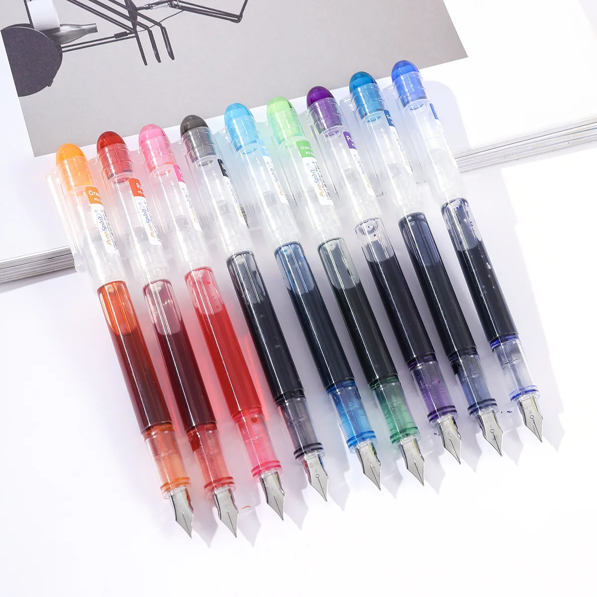 BSBH Promotion Fountain Pen Metal Plasticn Customised Luxury Fountain Pen Ballpoint Plastic Metal Fountain Pen With Logo Gift