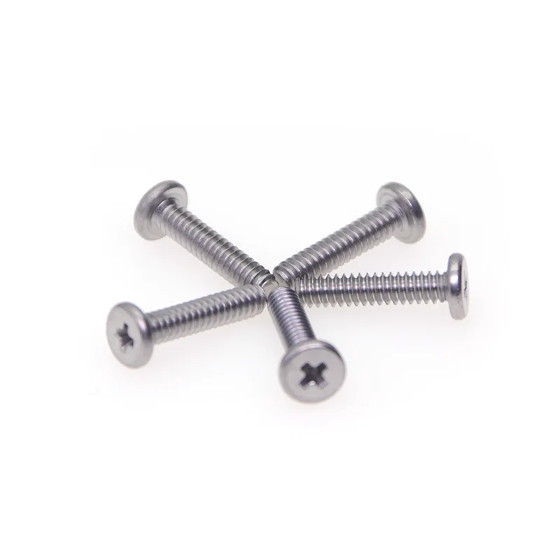 High Quality Stainless Steel Allen Hexagon Ultrathin Head Bolt Cross Flat Head Mechanical Screws For Mechanical Purposes