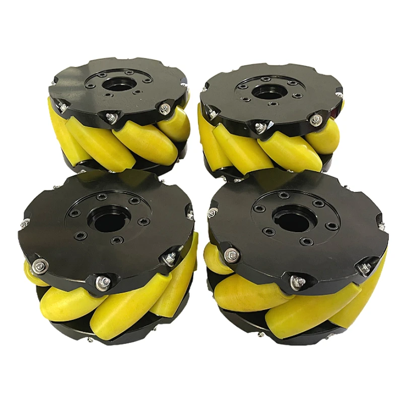 Custom heavy duty mecanum wheel Industrial aluminum alloy AGV robot mecanum wheel