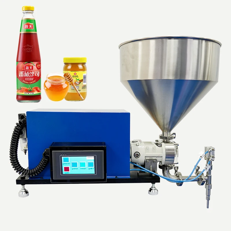 Filling Machine Filling Liquid with Particles Essential Coconut Olive Oil Bottle Automatic Filling Machine