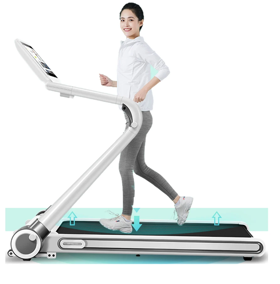 Cheap Price Big Screen Smart Portable 2HP Electric Walking Pad Treadmill Foldable