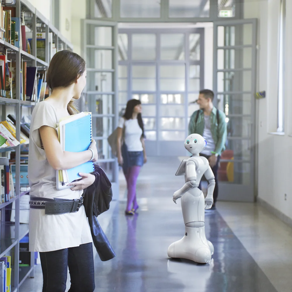 Консультант SoftBank Humanoid Smart Robot Pepper оповещение и рекомендации в режиме реального времени