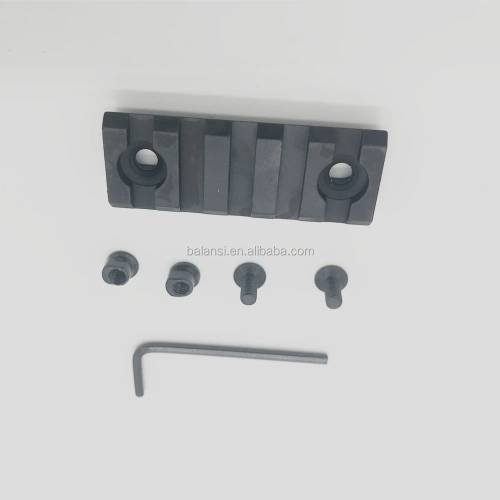 5 Slot Keymod Rail Section Picatinny Rail for Key Mod Handguard Mount Rail Sytstem