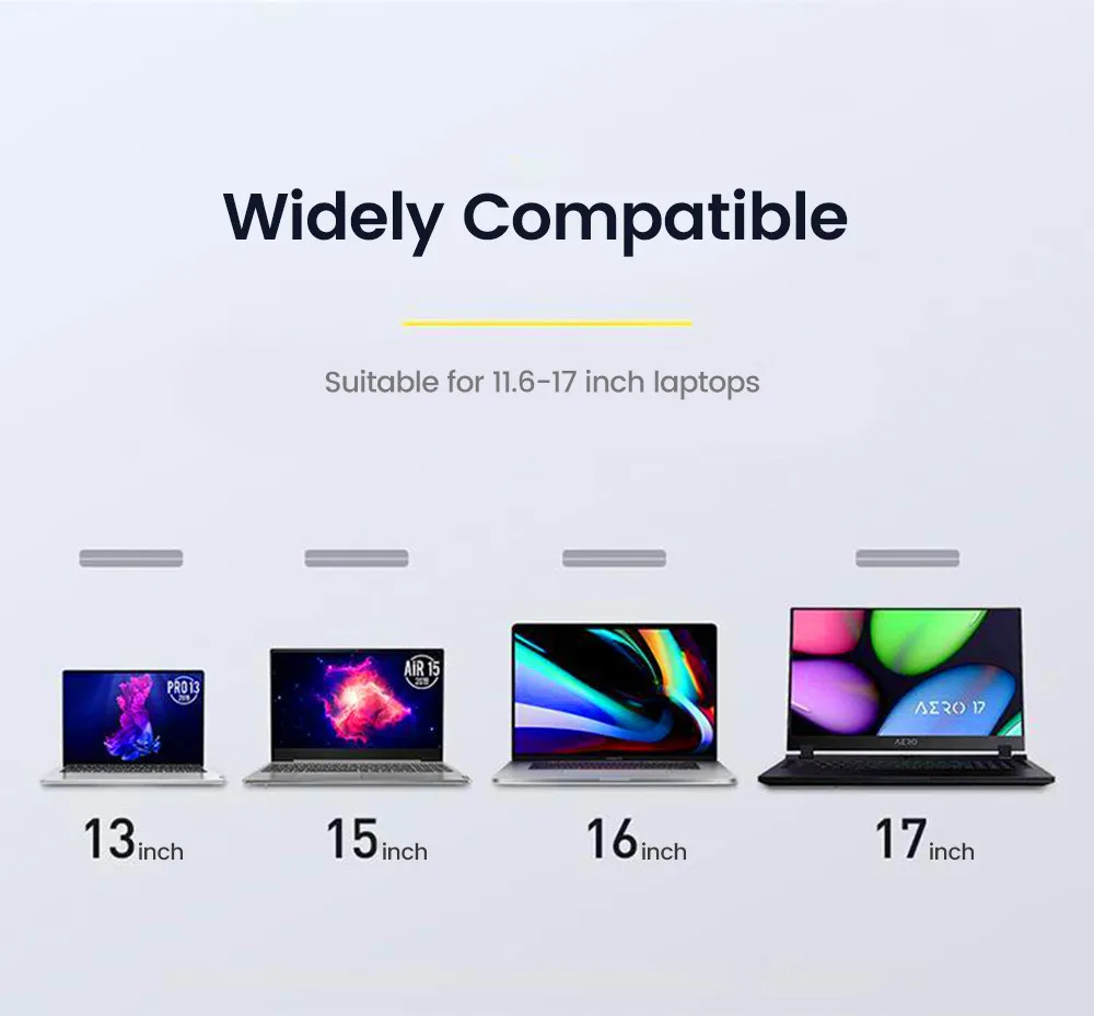 Aluminum Alloy Portable Computer Cooling Holder Durable Laptop Stand Computer Accessories K32 Double Foldable Bracket Holder