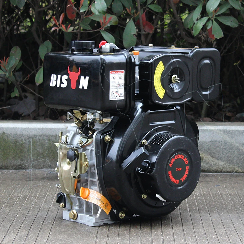 BISON(CHINA) Mini 178F 6hp Air-cooled Diesel Engine