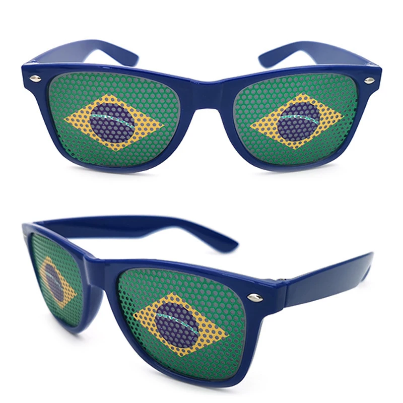 Custom trend Patriotic Sunglasses promotional sunglasses custom logo flag Glasses Pinhole sunglasses festivaI activity party