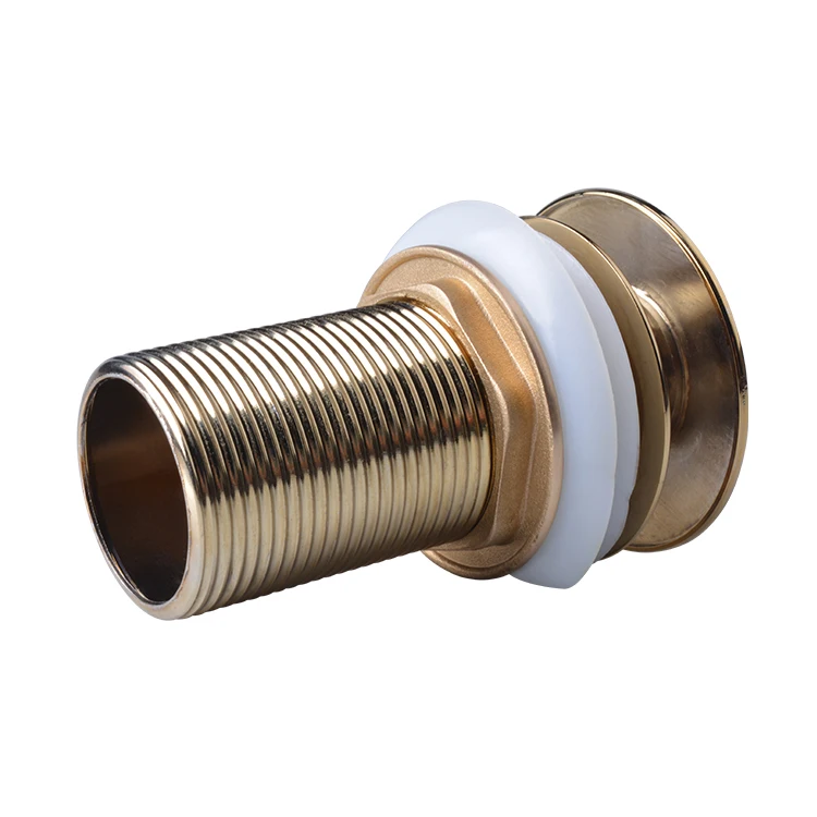 High Quality Pop Up Kitchen Bathroom Sink Without Overflow Chrome Gold Drain