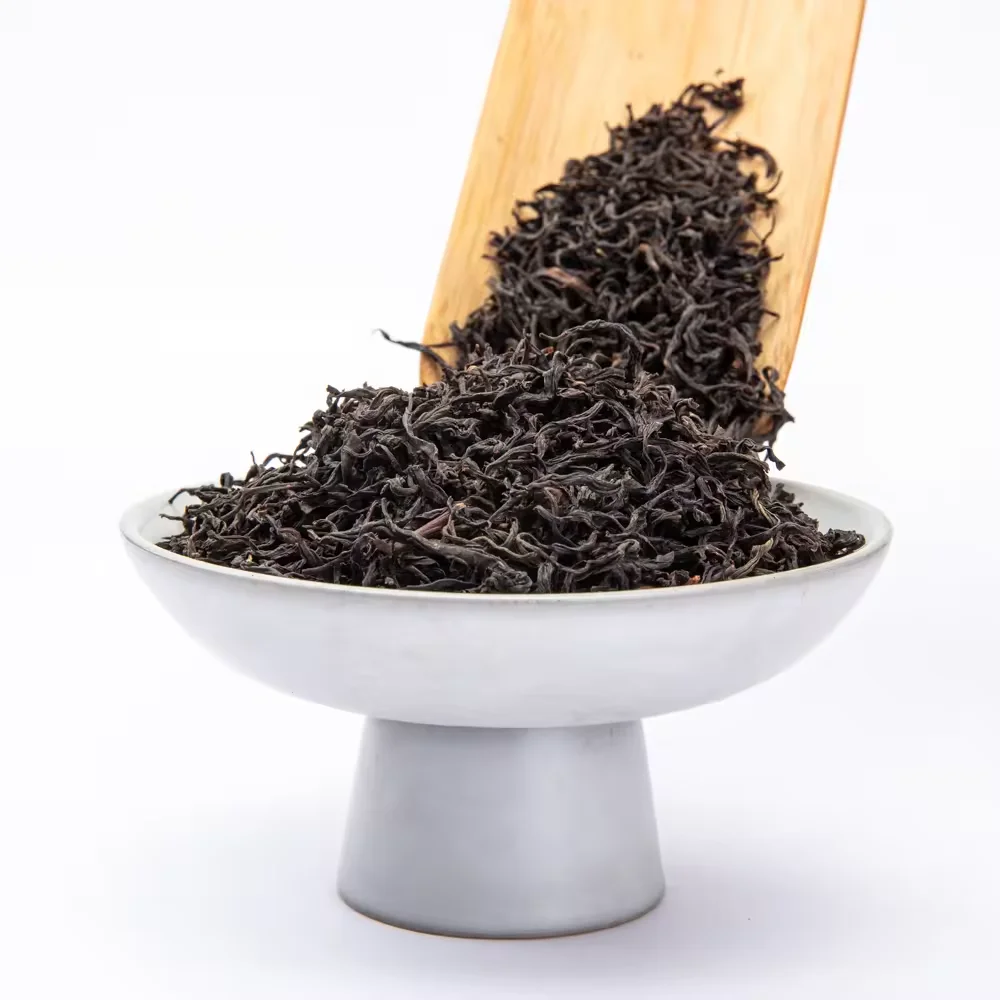 Заводская OEM сыпучий здоровый чай с органическим ароматом, дымчатый, Zhengshan Xiaozhong, черный чай для подарка