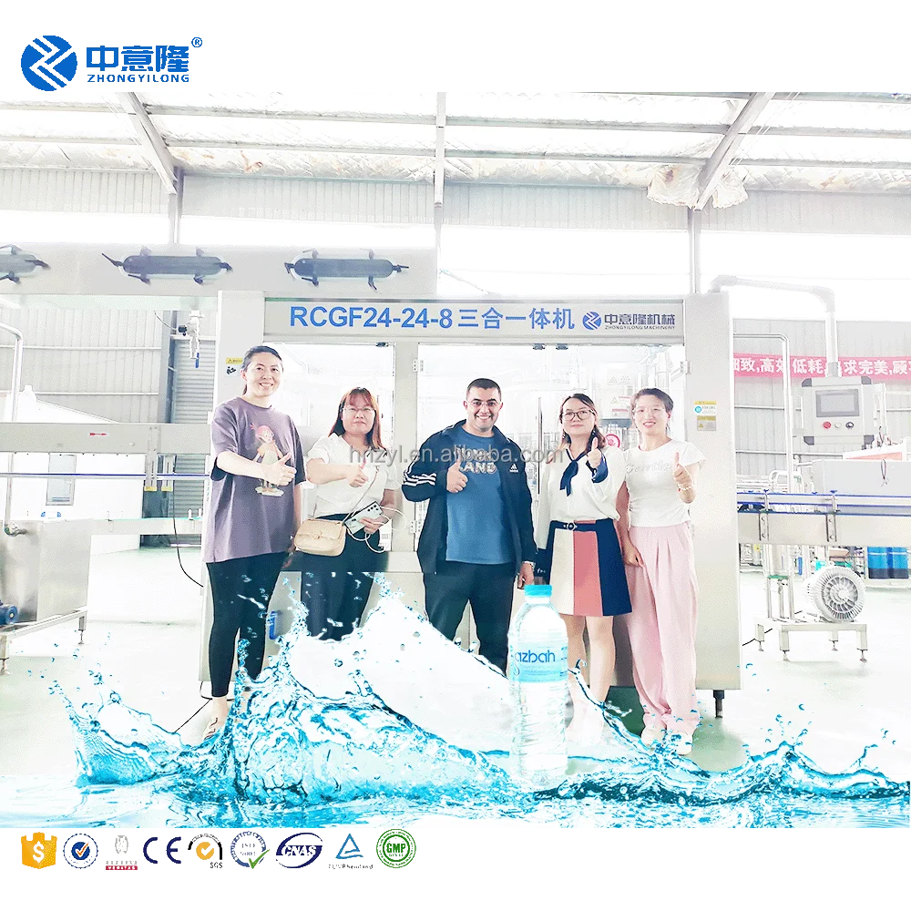 Complete Set automatic filling production line Small Plastic Bottle Mineral Water treatment and Bottling packaging Machine Price