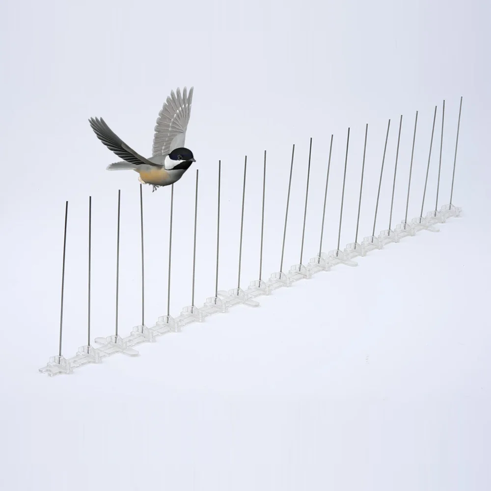 50cm Plastic Pigeon Spikes Stainless Steel Anti Bird Spikes For Bird Control