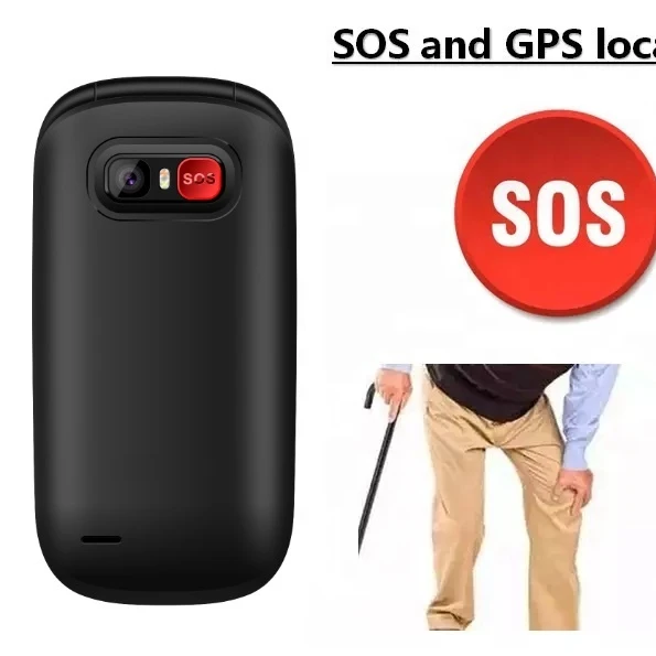 2022 горячая Распродажа MTK6739MA 3 2 дюймовый сенсорный экран кнопка SOS мобильный телефон Android OS 8 1 для пожилых людей 4G