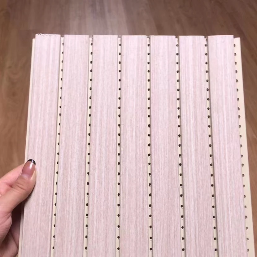 Custom sound-absorbing board wooden pattern safety sound insulation board