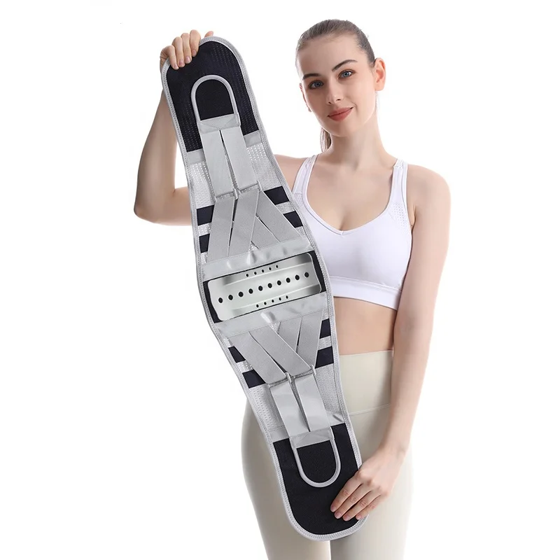 RUNYI Hot Selling Style Mesh Lumbar Support Lumbar Luxury Support Back Brace With Many Support Bars