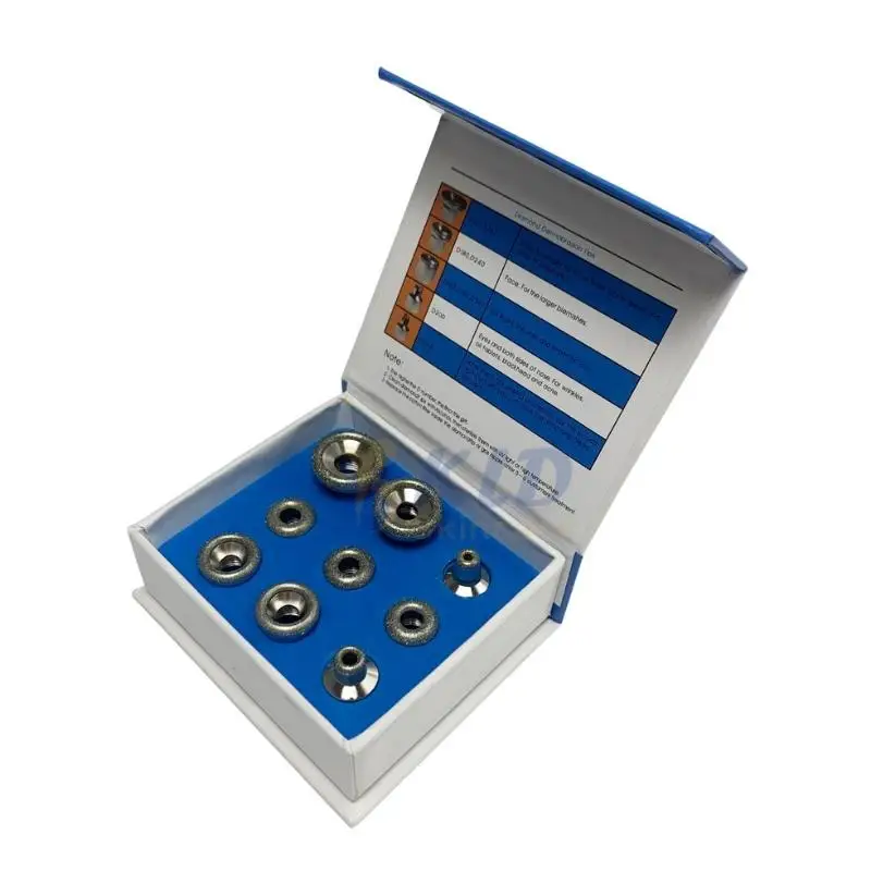 Microdermabrasion Diamond Tip Crystal Dermabrasion Head Skin Peel Micro Tips 9pcs