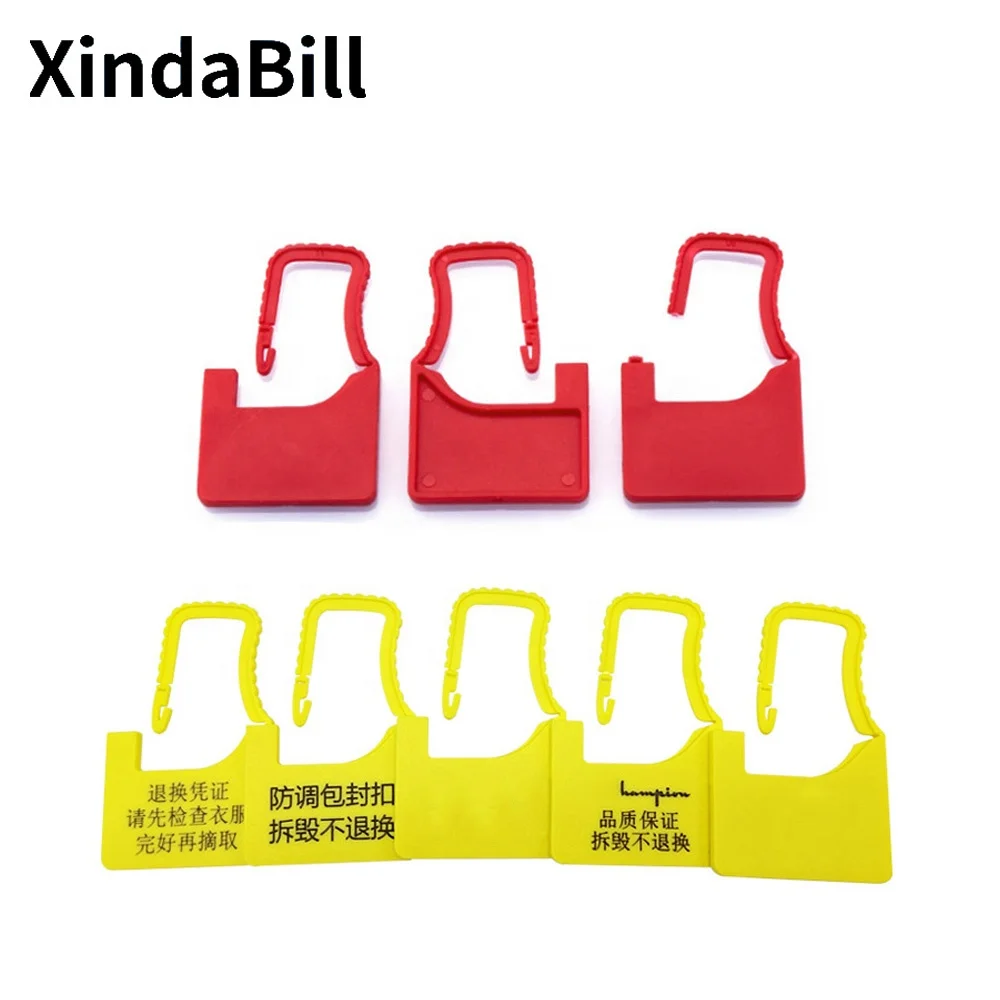 High Quality Clothes String Plastic Seal Cord Punch Disposable Label Hang Tag