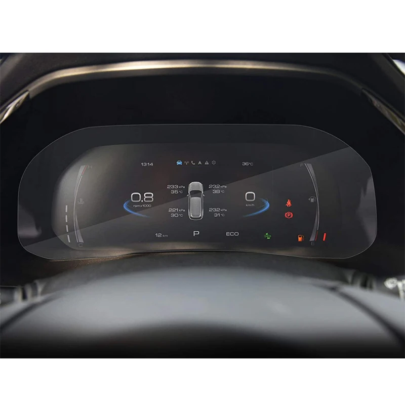 Car GPS navigation radio DVD player touch screen Display tempered glass protector For Haval F7 F7X 2019 2020 high clear film