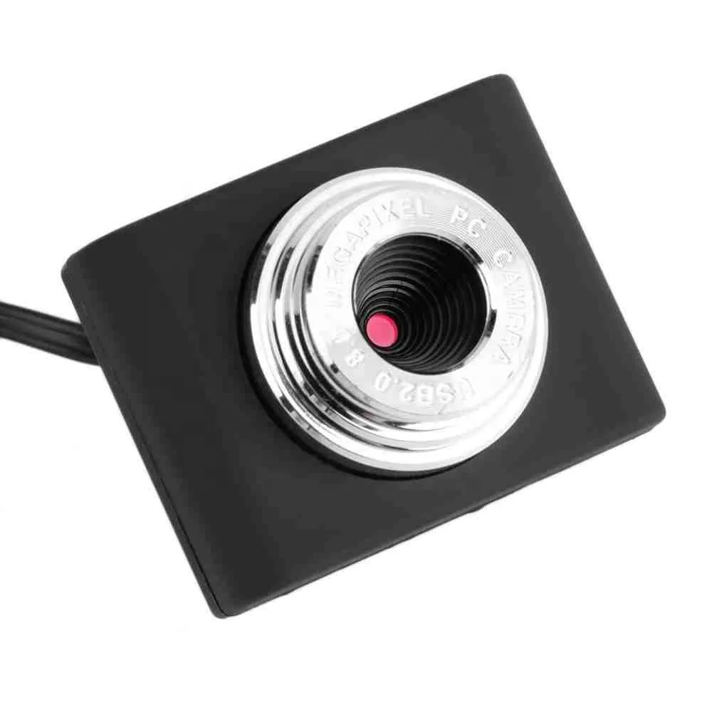 Mega Pixel Webcam Digital Video Camera Web Cam For PC Laptop Notebook Computer Clip-on Camera Black dropshipping