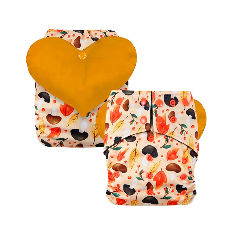 Famicheer Reusable Baby Washable Cloth Diaper Nappies One Size Adjustable Washable Baby Cloth Diaper