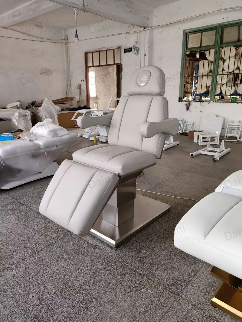 Luxury  medical clinic dental Spa facial bed Multifunctional Pedicure treatment  Electric Beauty Salon  Bed with plastic cover