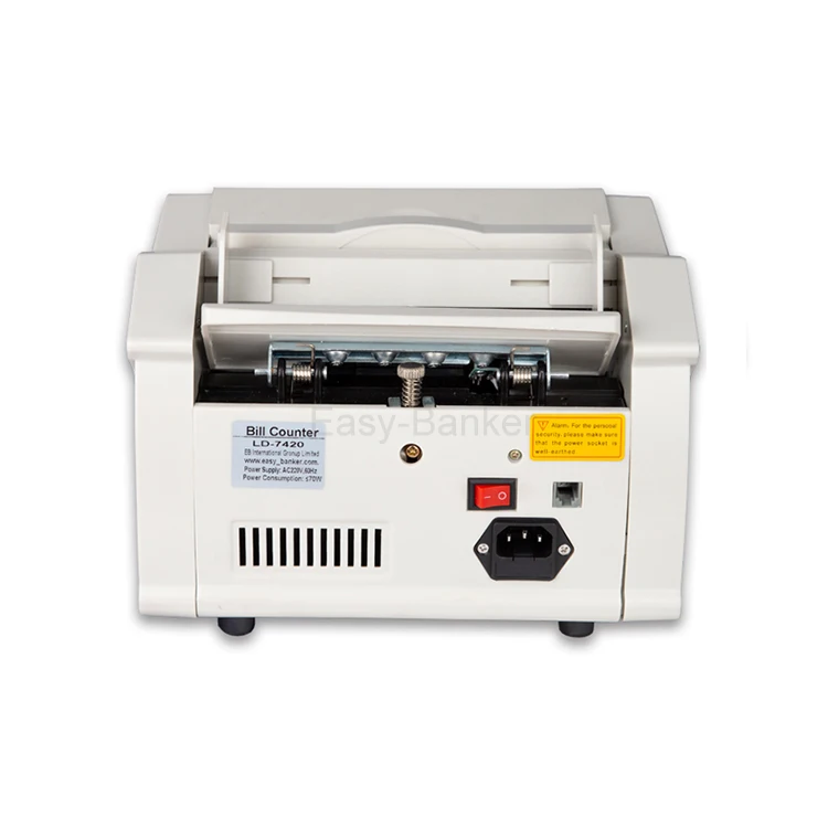 LD-7420 Compact money counter New Multifunctional Banknote counter Bill Counter with UV, MG, IR and Counterfeit Detection