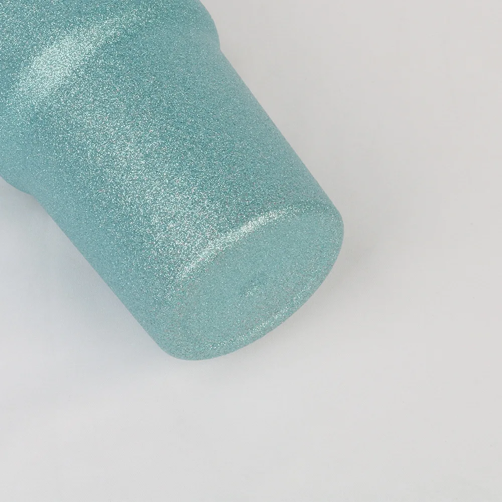 hot selling 20oz/30oz glitter coffee tumbler with straw lid double wall stainless steel insulated coffee beer drinking cup mug