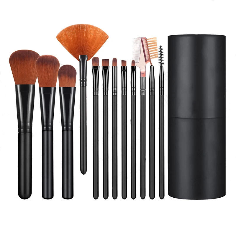
Professional custom 12pcs Glitter Makeup Brushes Set 