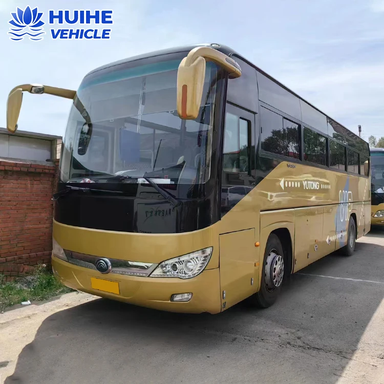 6109 Подержанный автобус Yutong 57 мест дизельный использованный с ручным приводом левый