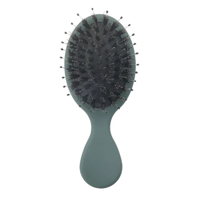 Factory custom scalp massage comb  brush hair comb for kids mini rainbow tooth detangling hair brush