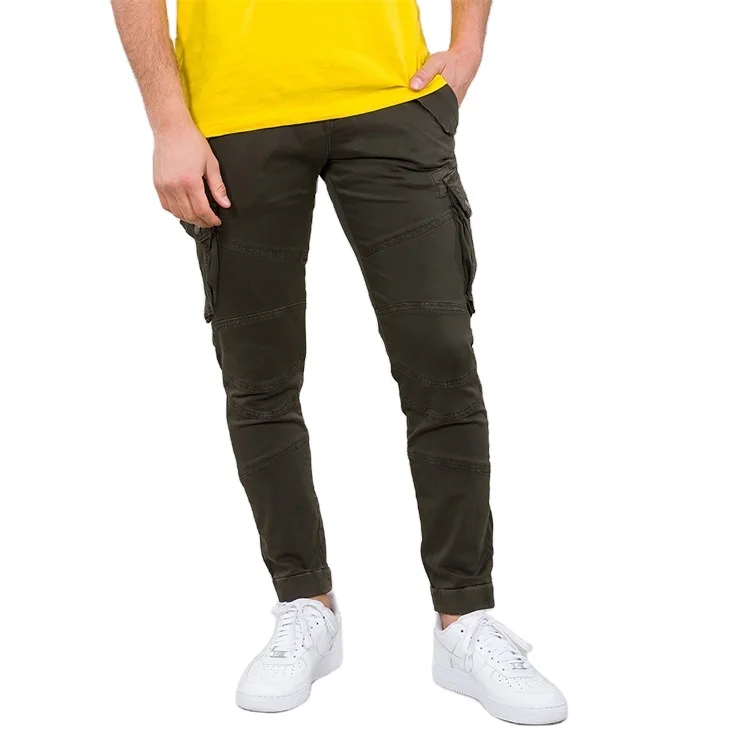 OEM Wholesale customized multi functional pockets mens zipper wide leg streetwear cargo pants