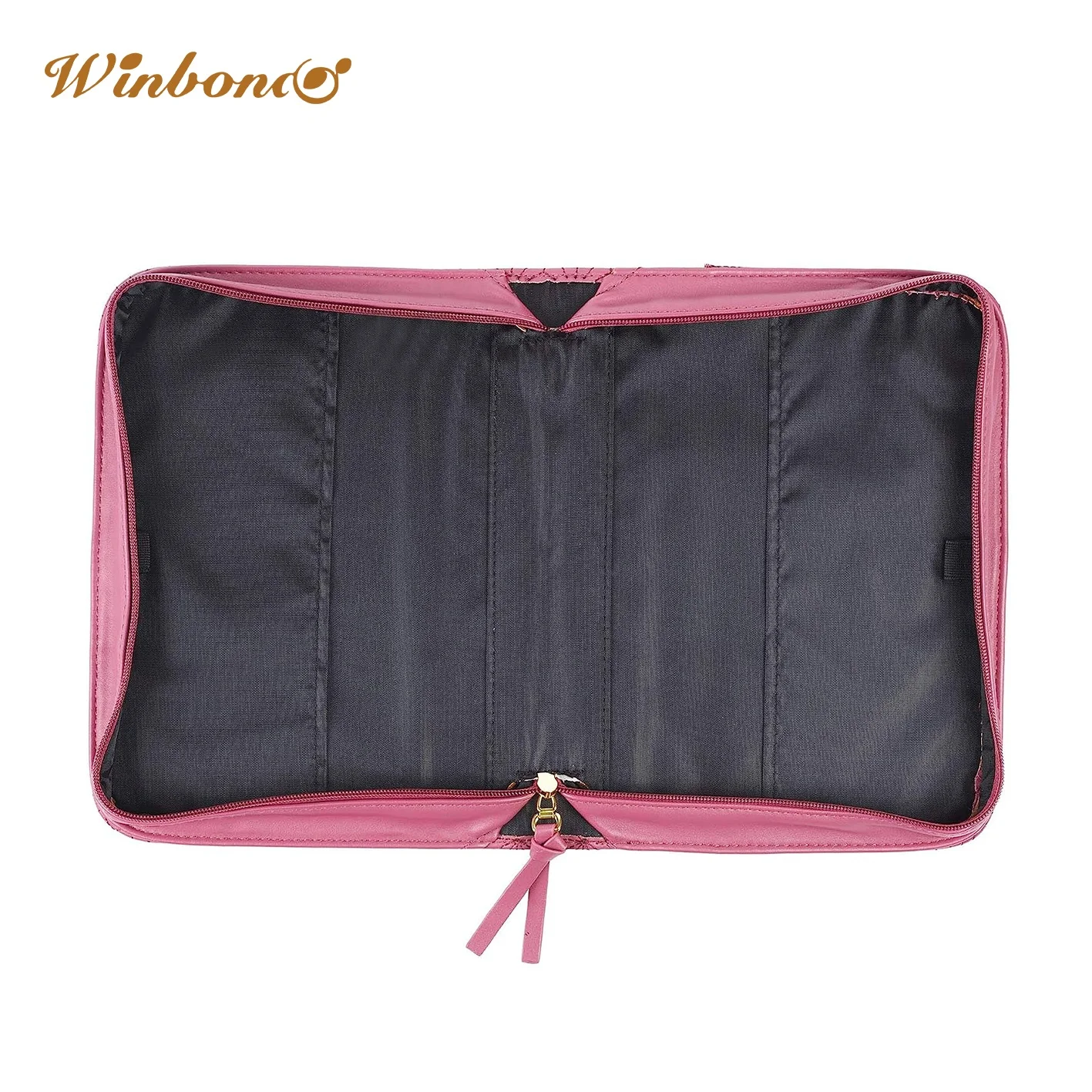 Christian Art Gifts Ladies Fashion Bible Cover Elegant Grey Rose, pink faux leather, large size