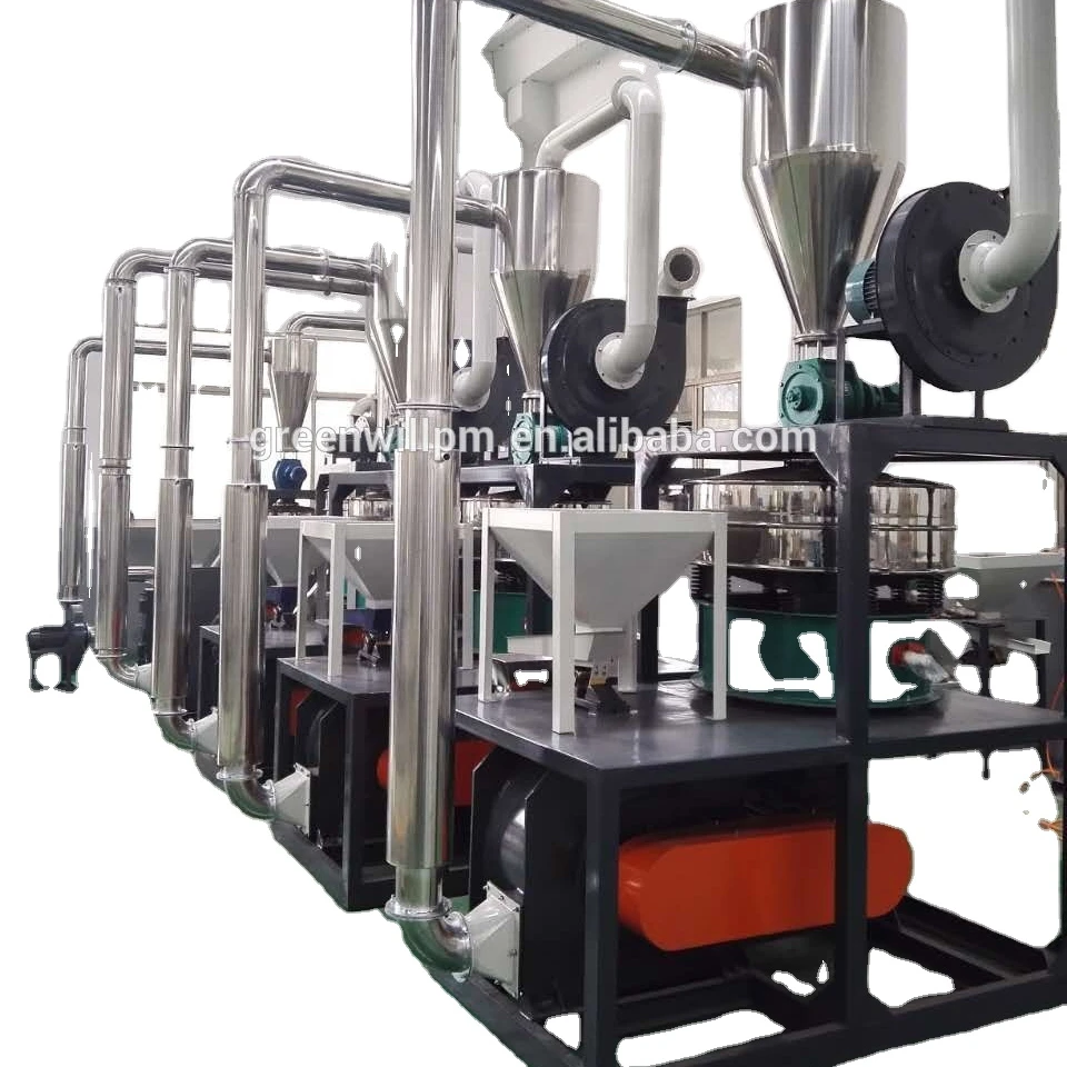 
High Speed PVC PP PET PE LLDPE ABS EVA Plastic Pulverizer Machine with factory price 