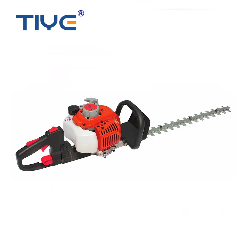 China manufacture gasoline side trimmer 0.9hp garden hydraulic hedge trimmer 23CC