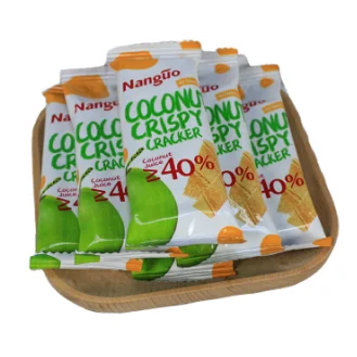 Coconut Crispy Crackers Biscuits Cookies