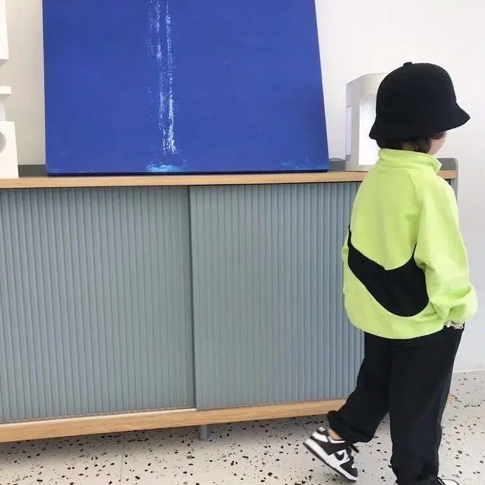 Сезон осень-зима; Новый стиль; Детское модное молния пуловер свитер с длинными рукавами