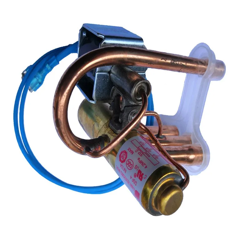 4 способа реверсивный клапан с электромагнитный клапан катушки для 18000BTU системы HVAC кондиционера воздуха