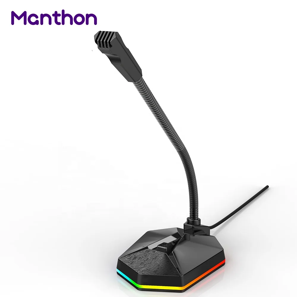  Хорошая OEM заказное дешевое цена RGB USB конденсаторный микрофон студия звукозаписи игровой для компьютера PC