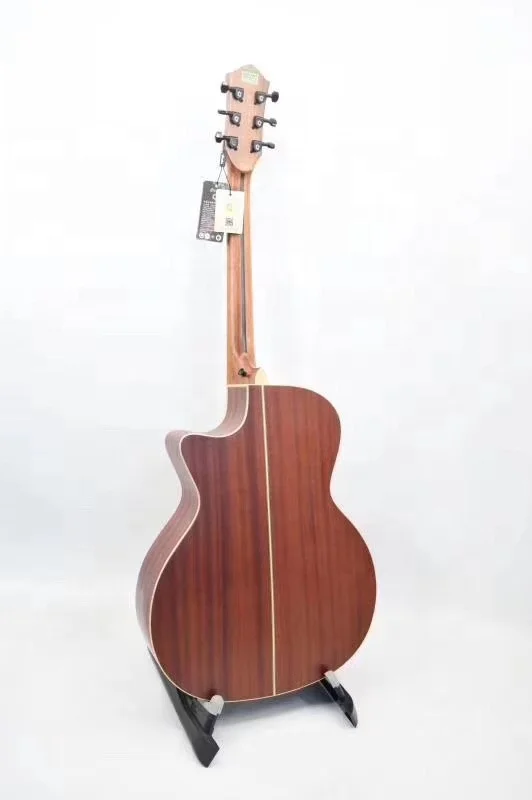 Geake G-201A 40 inch  handmade top solid spruce acoustic guitar