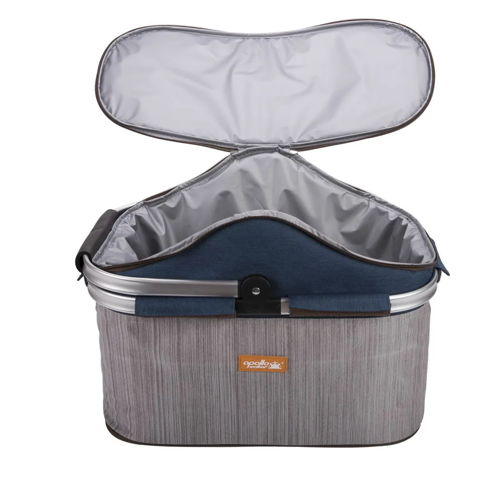 Foldable Portable Portable oxford cooler bag Storage Basket