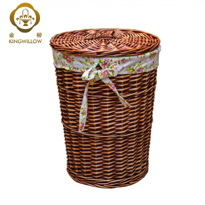 High Quality Handcraft Wicker Baskets Storage Wicker Laundry Basket