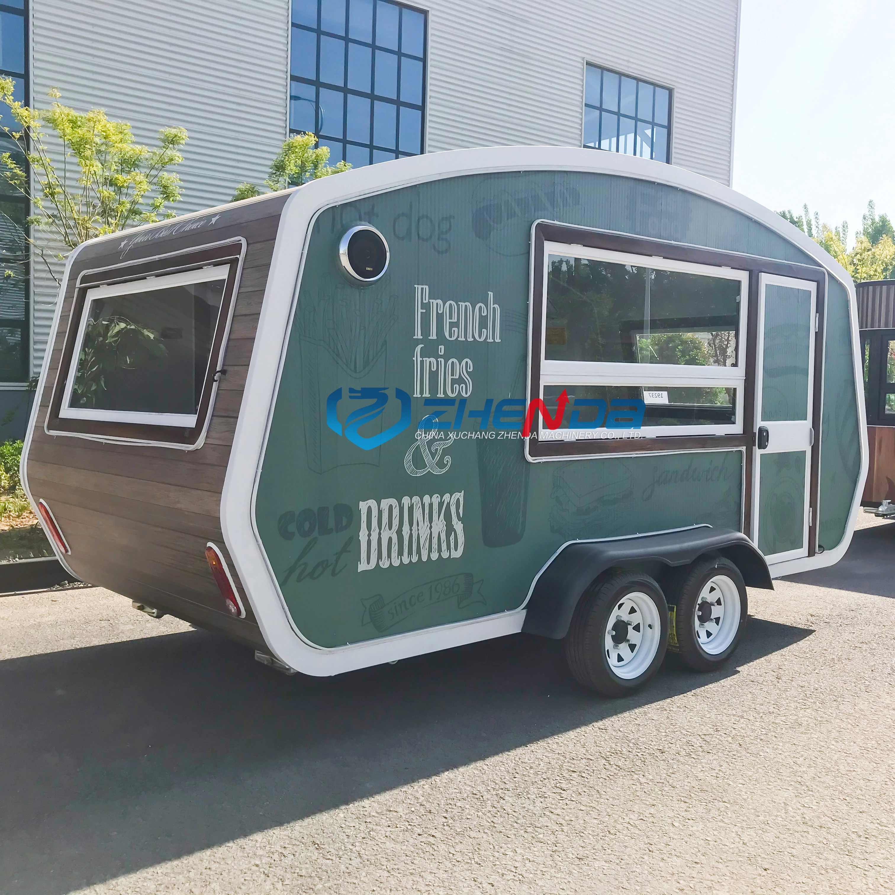 Food Truck 2024/Food Trucks Mobile Food Kitchen/Ice Cream Food Truck Mobile Catering Trailer