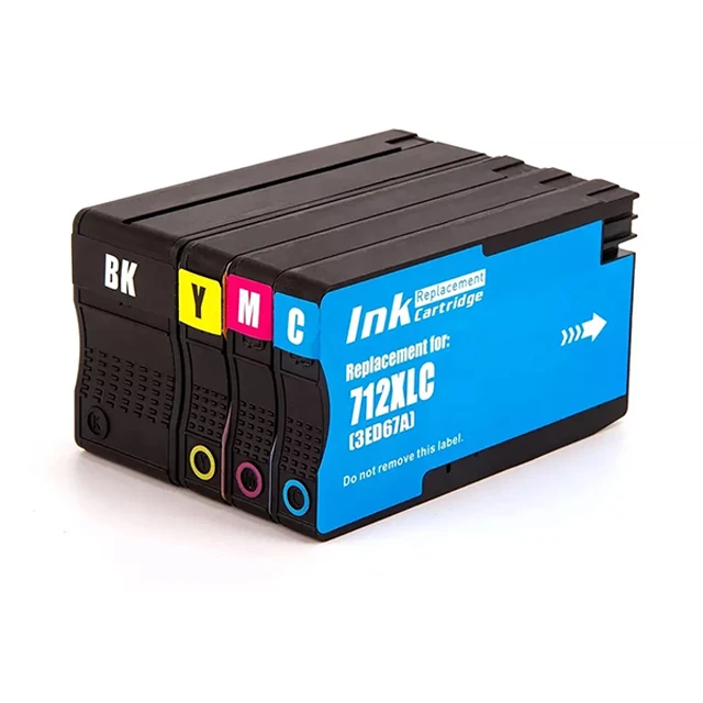 For hp 712 712xl ink cartridge compatible for hp designjet t630 t650 t230 t210 t630 printer ink cartridges