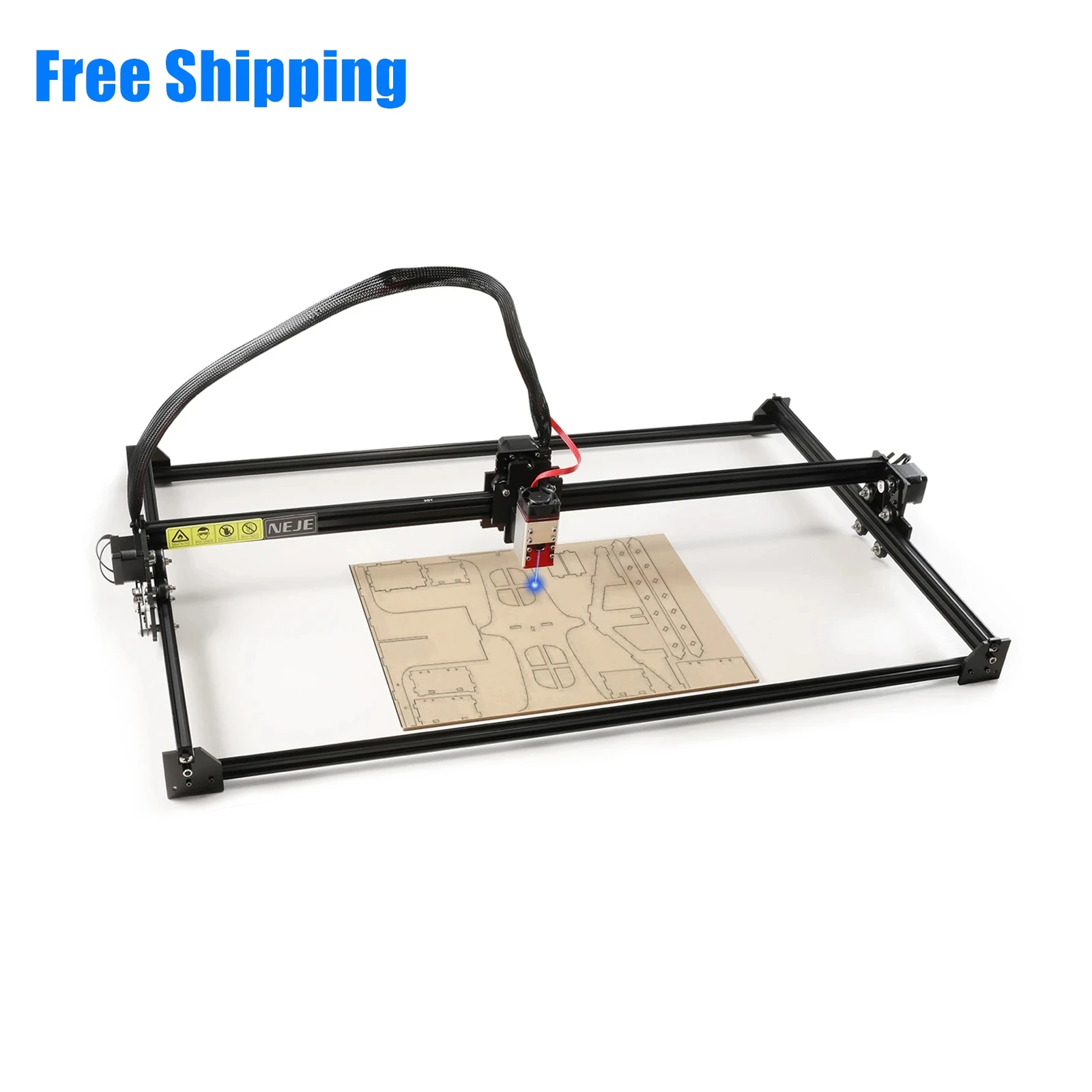 Russian dropshipping NEJE 3 Max 30W 460*810mm Laser Engraving Machine with NEJE, LaserGRBL,LightBurn software
