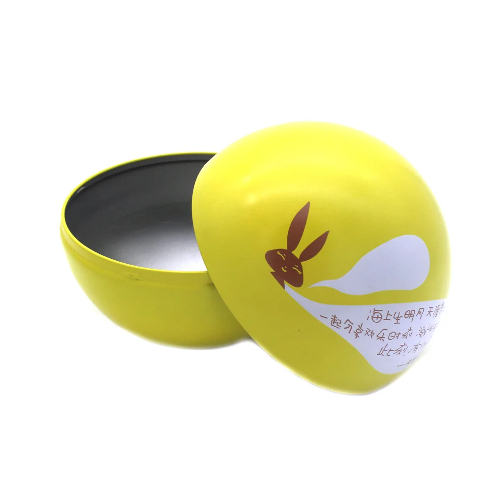 Hot Sale Custom Christmas Ball Shaped Metal Tin Box