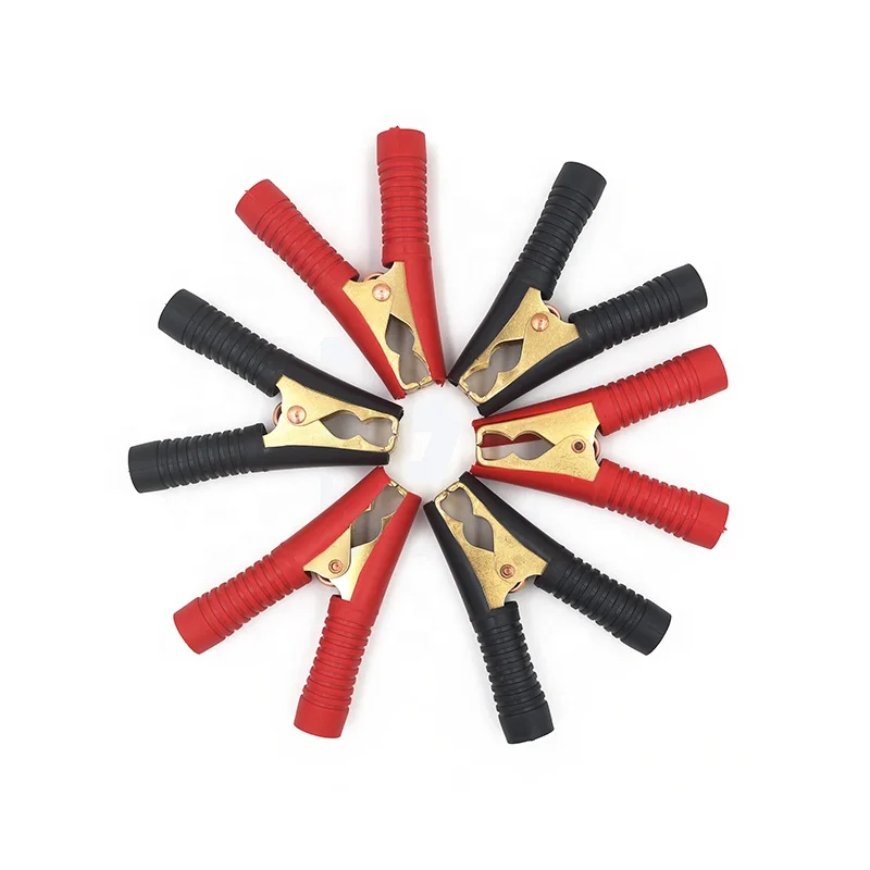 100 А 90 мм Материал из чистой меди ПВХ изолированный зажим для плоской батареи среднего размера для автомобиля