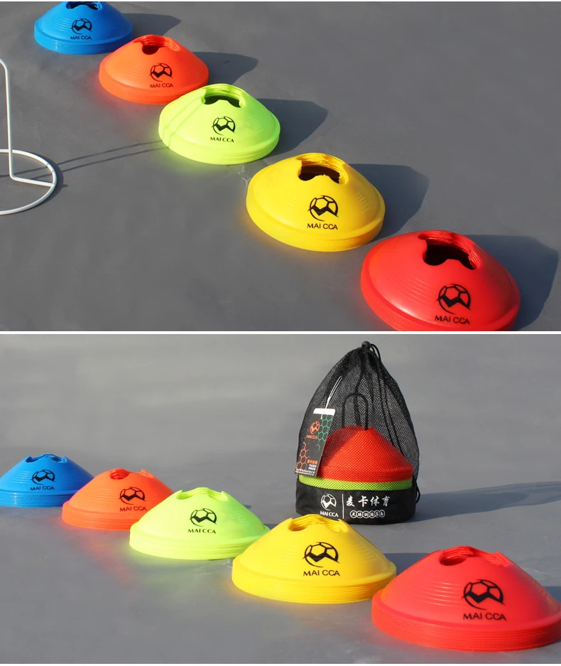 ldpe dome soccer full kit training equipment windproof practice hurdle sports training cones