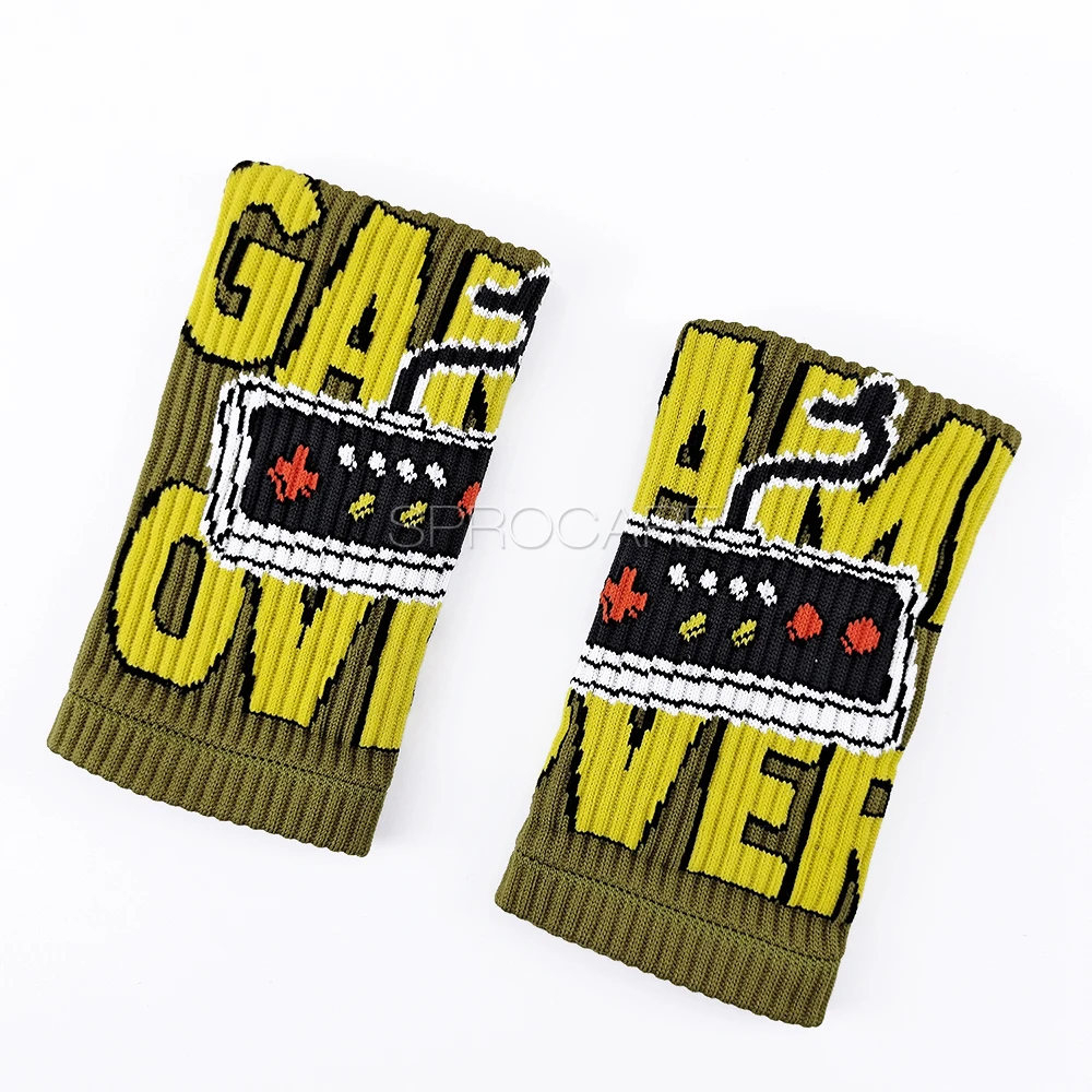 Wrist Sweatbands Wrist Sweat Absorb Band Custom LOGO Colorful Sports Accessories Cotton Customized Color Accept